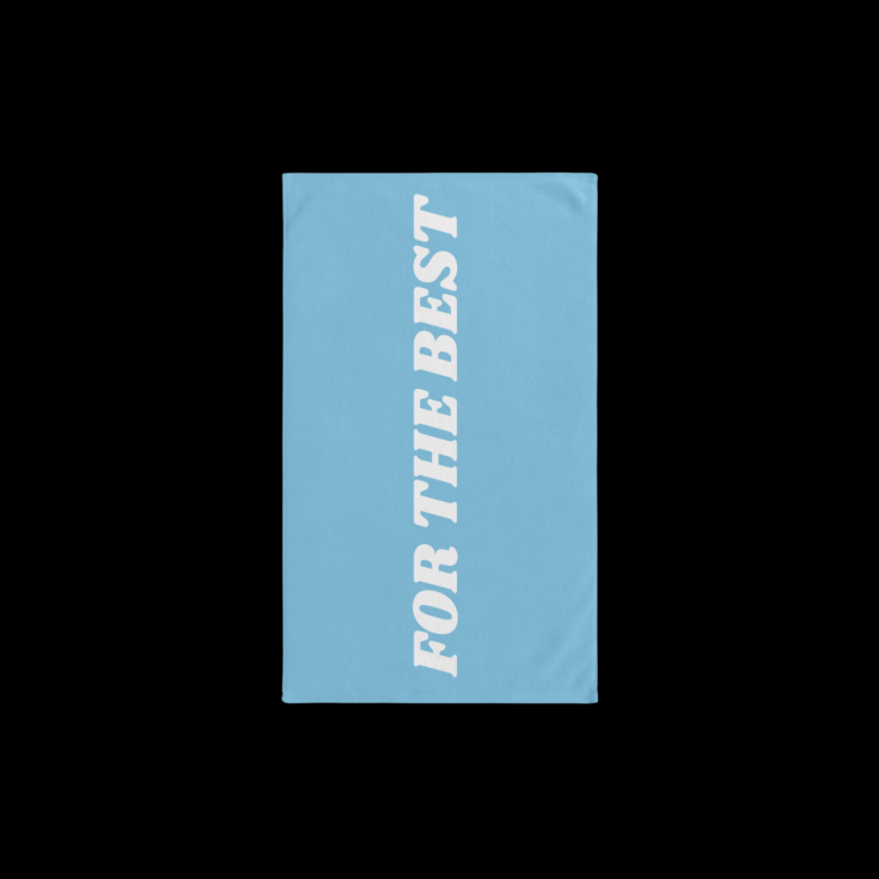 For The Best Face Towel - BABY BLUE