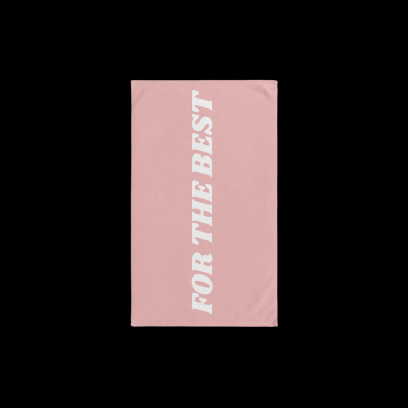 For The Best Face Towel - BABY PINK