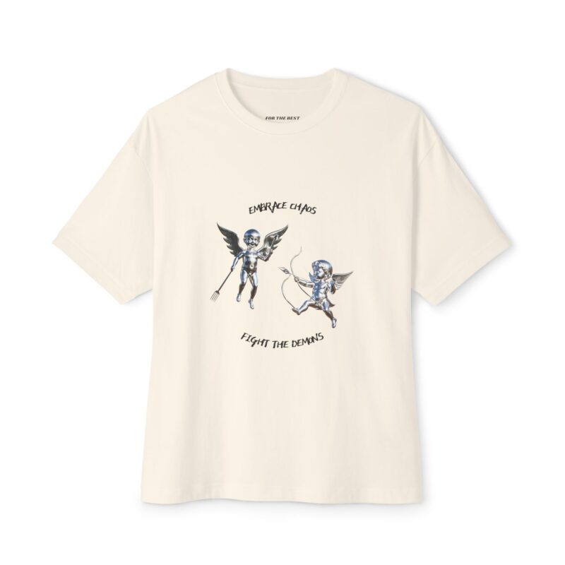Fight the Demons - Oversized Boxy Tee - Image 3